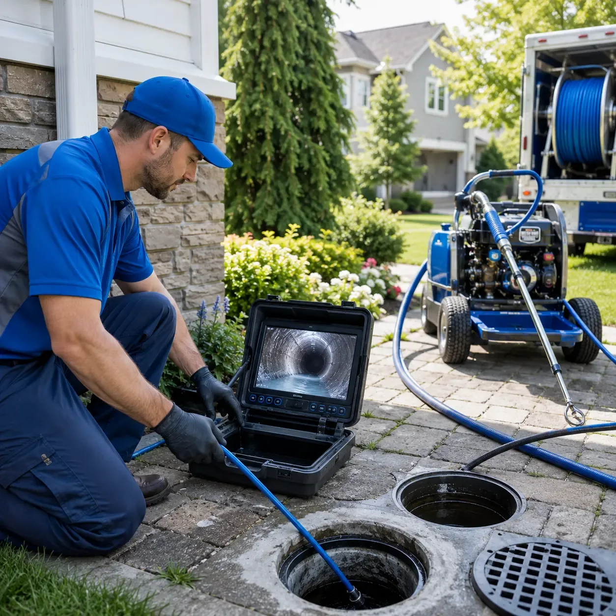 Outdoor drain cleaning professionals serving Middletown Springs, VT